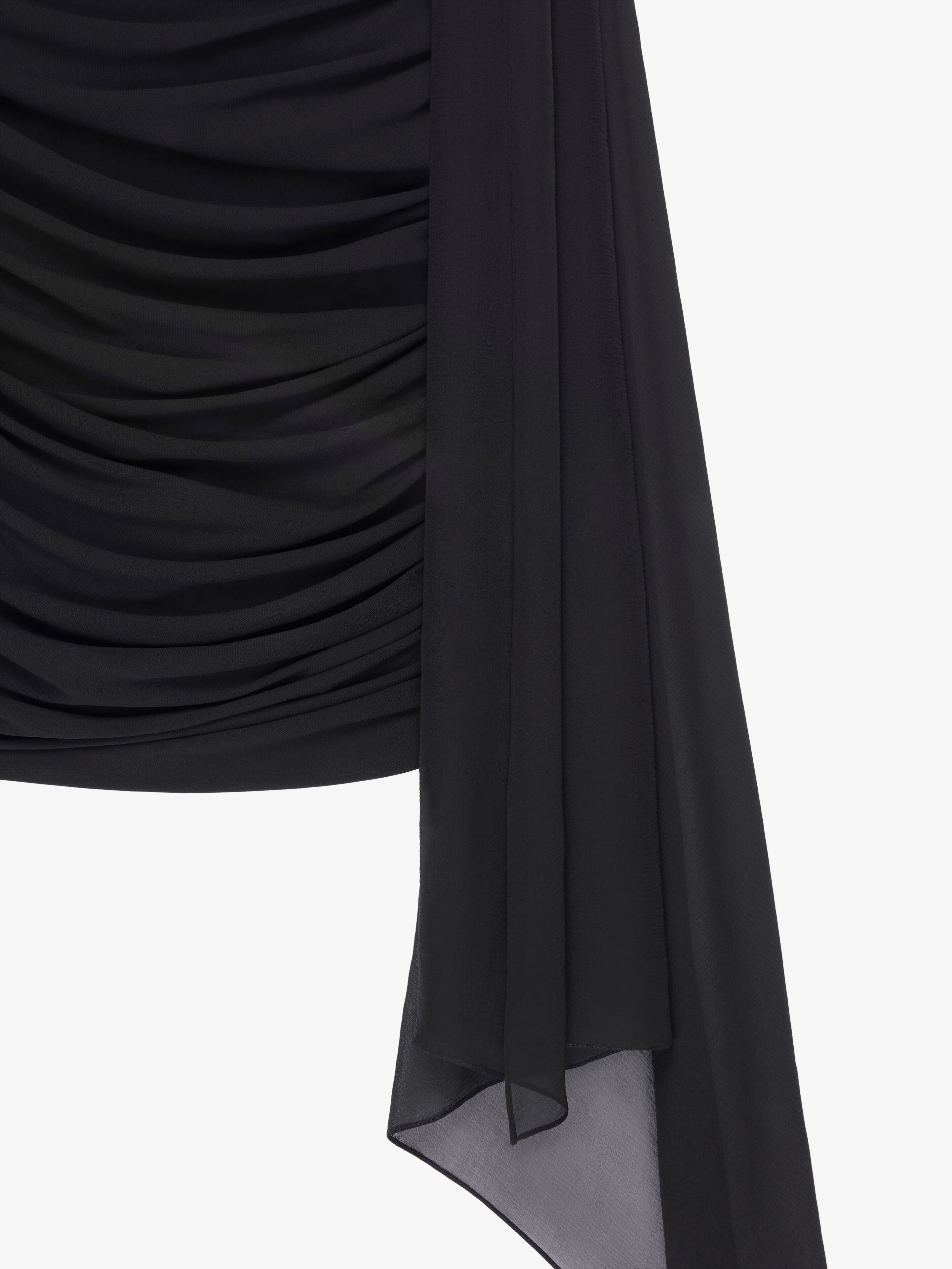 DRAPED DRESS IN JERSEY - 5
