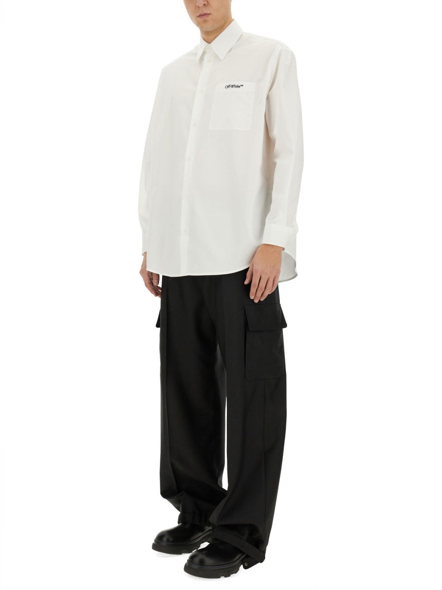 Off-White Men Shirt With Logo - 2