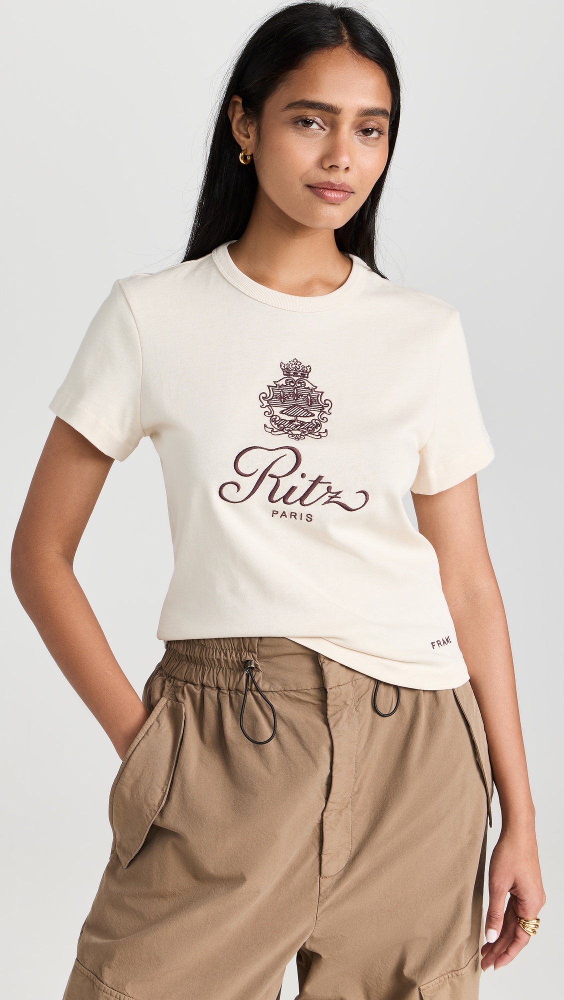 FRAME x Ritz Paris Shrunken Tee - 1