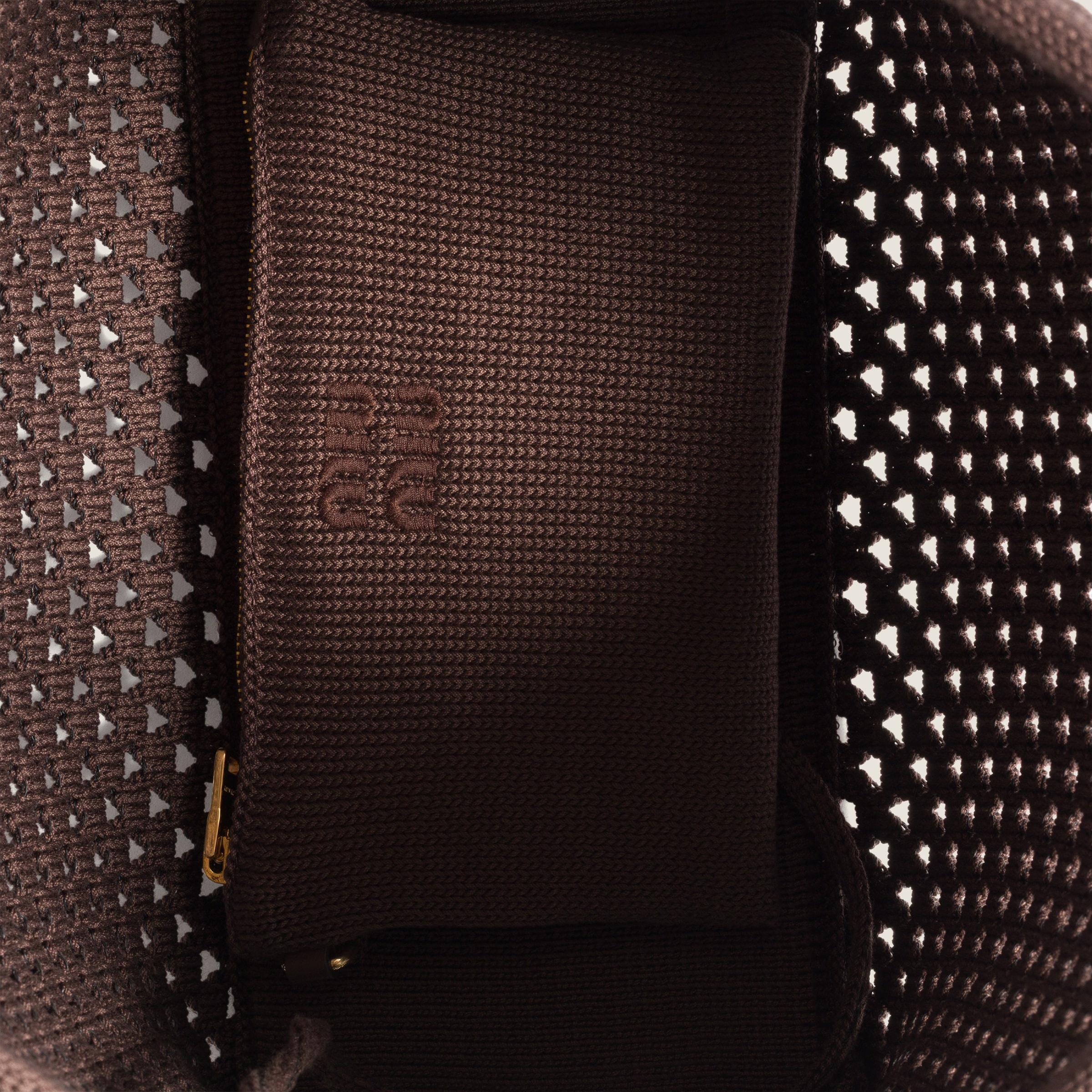 IVY cotton mesh tote bag - 4