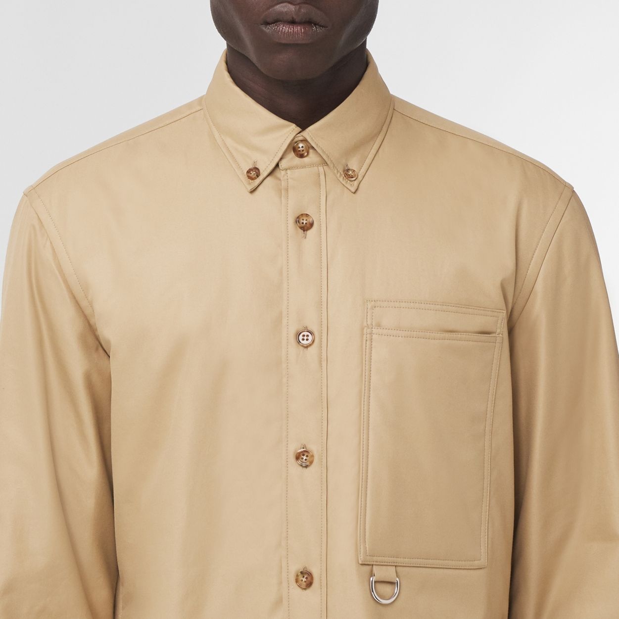 Embroidered Logo Cotton Shirt - 3