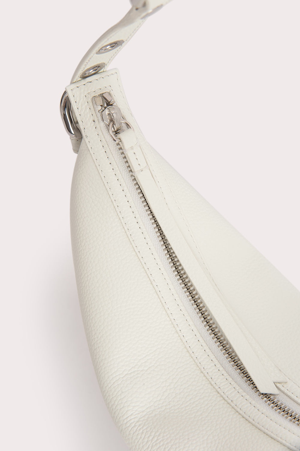 Gib White Small Grain Calf Leather - 5