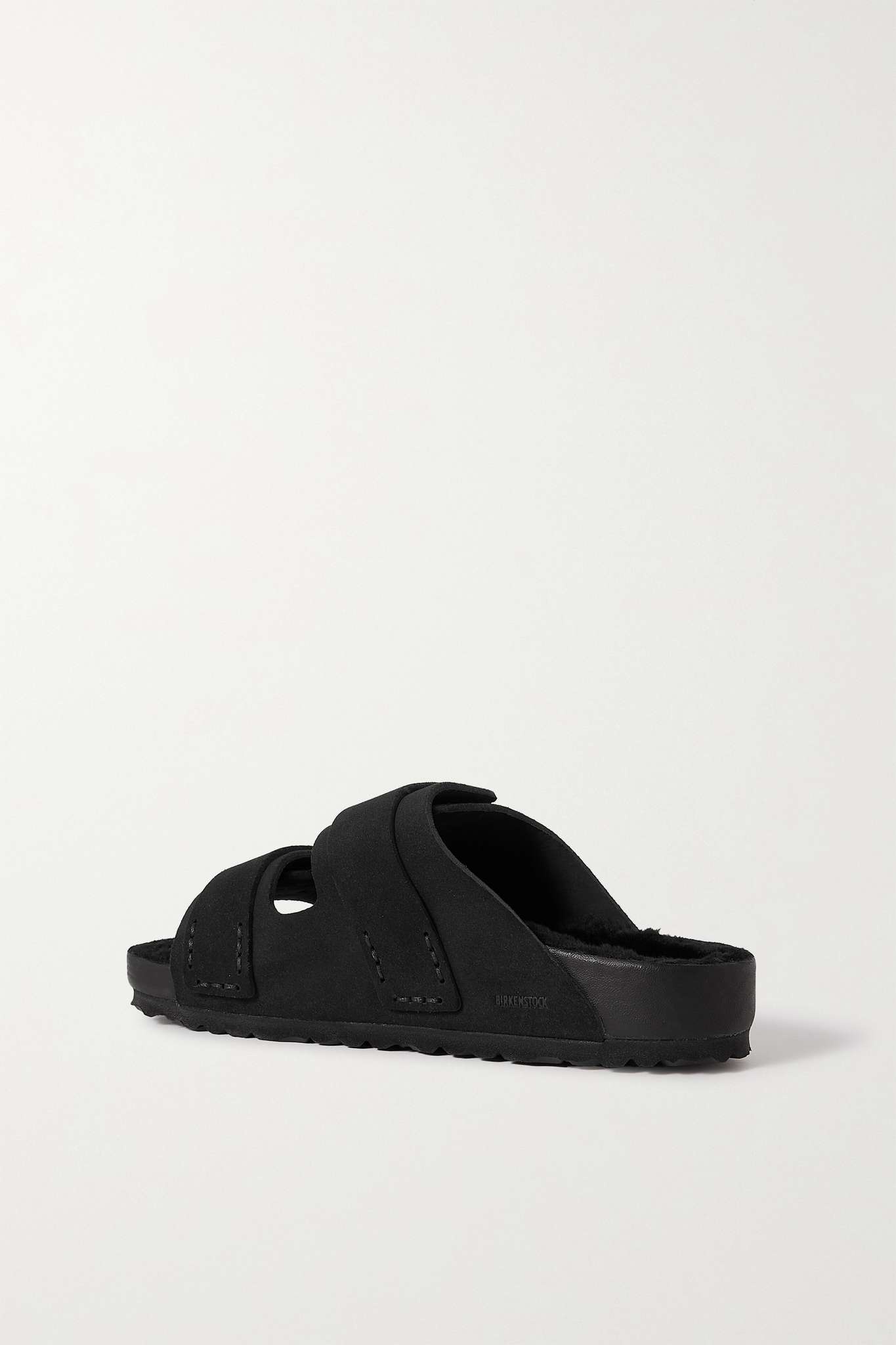 + Tekla Uji shearling-lined suede sandals - 3