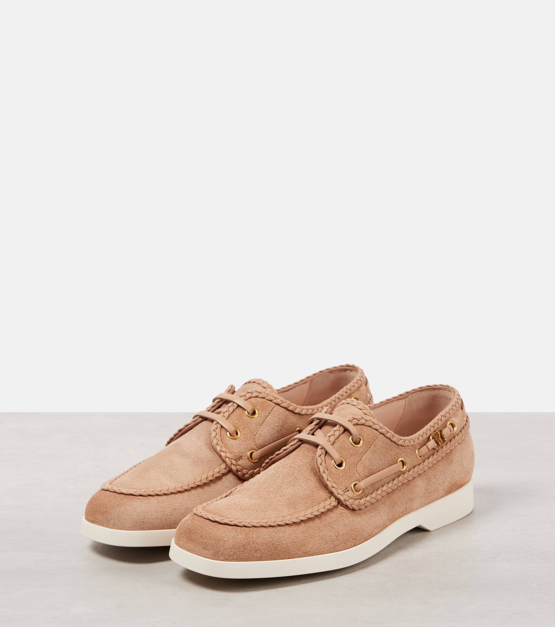 Palm Avenue suede boat shoes - 4