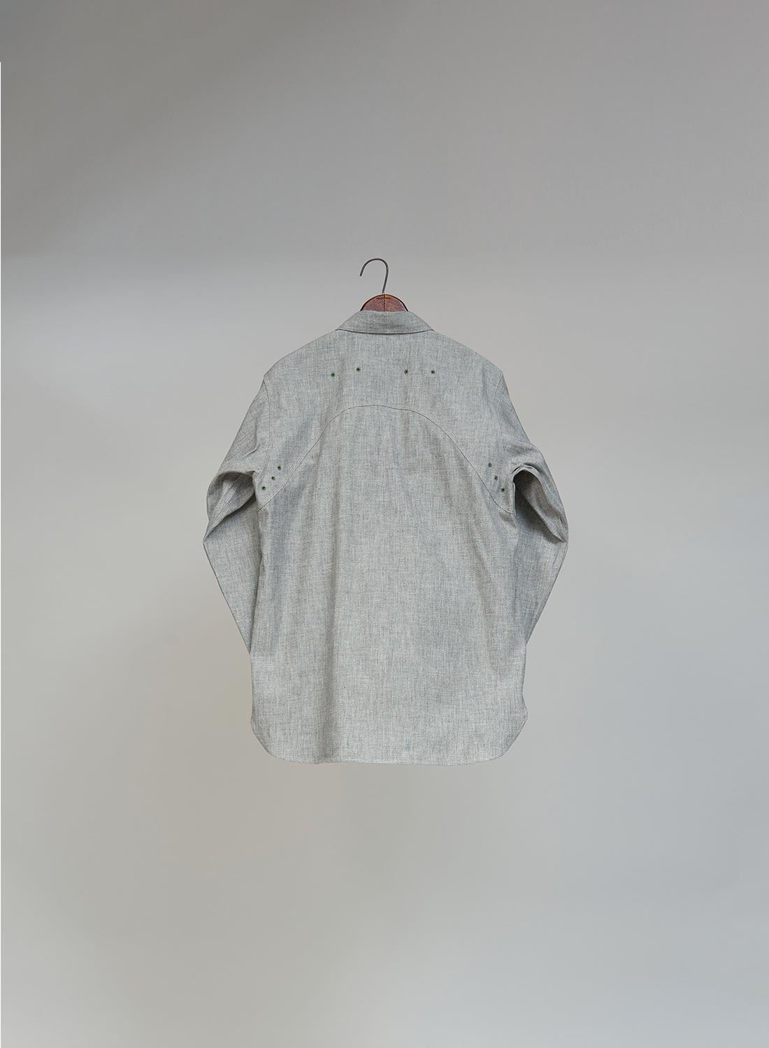 New Medical Shirt Salt & Pepper in Light Grey - 5