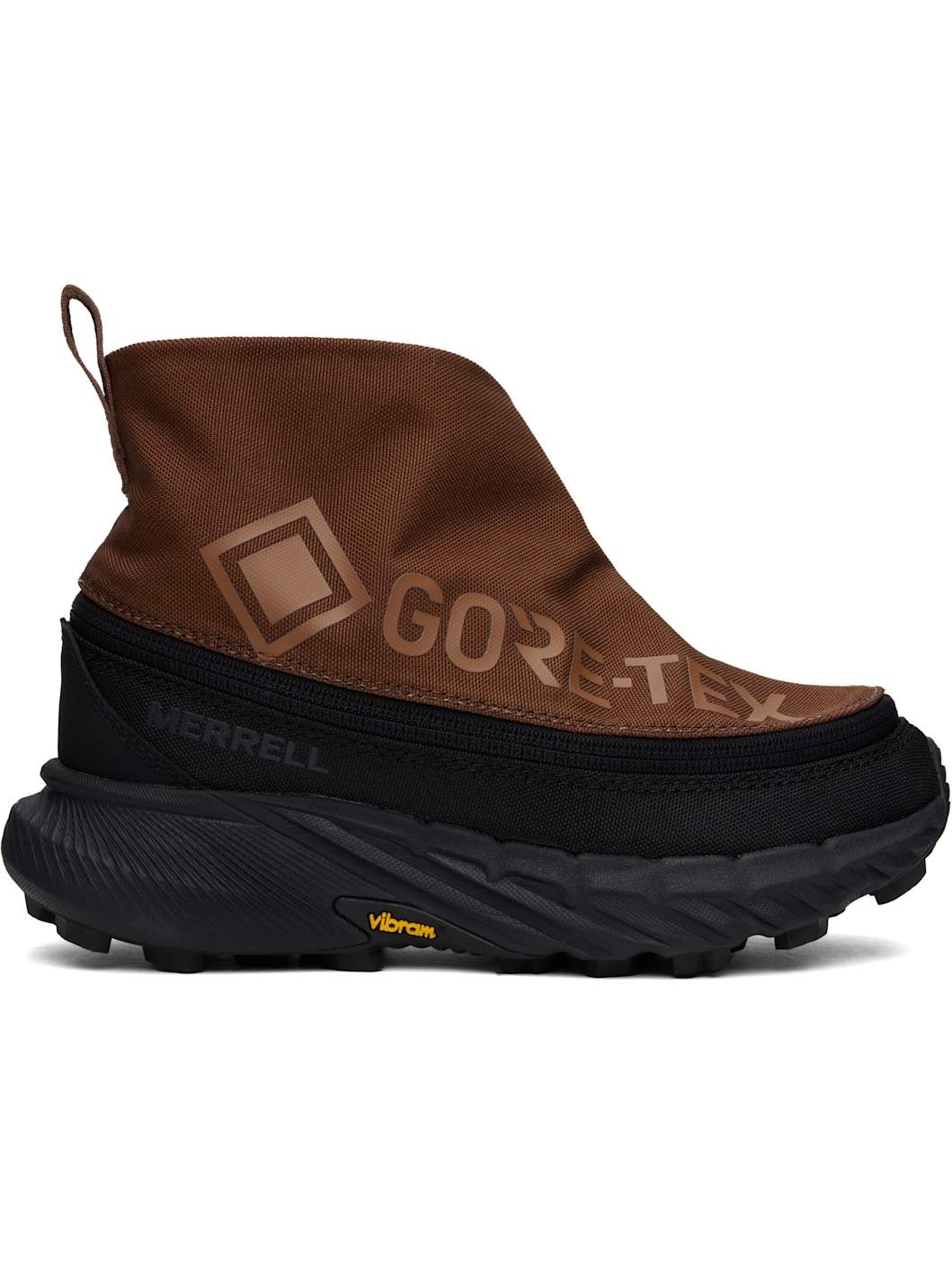 Brown & Green Agility Peak 5 GTX Zip Sneakers - 1