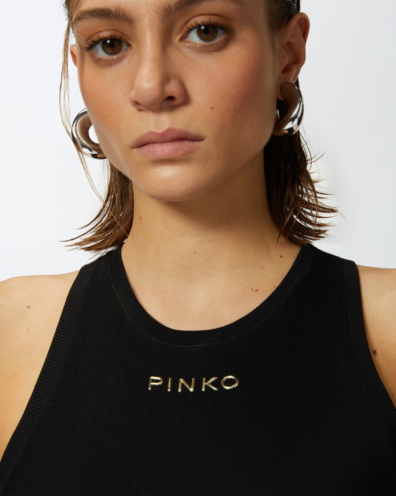 RIBBED TOP WITH LOGO 6