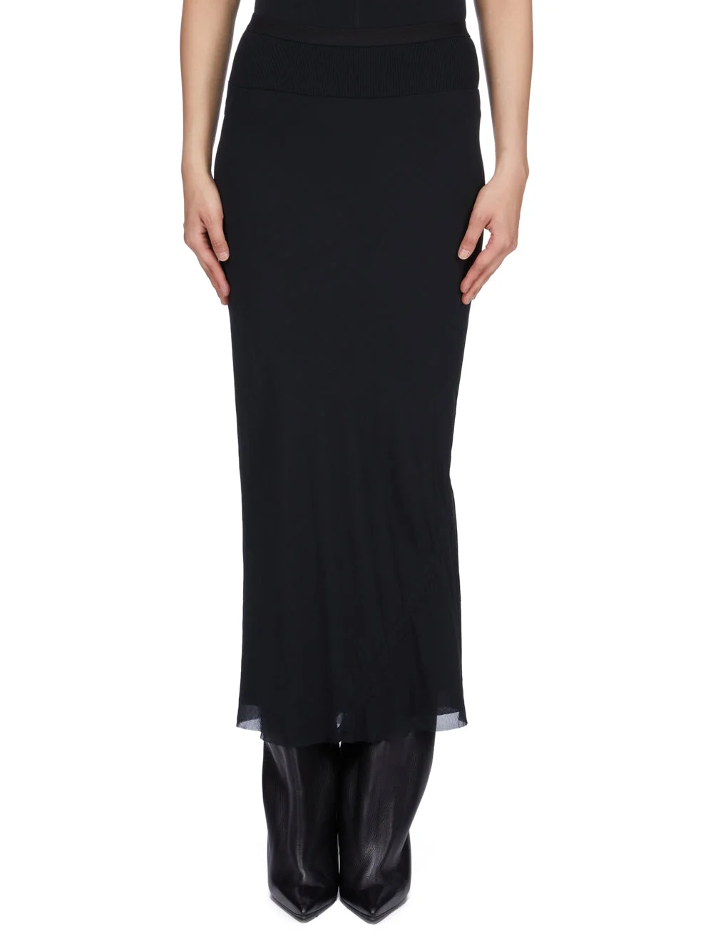 CALF BIAS SKIRT - 1