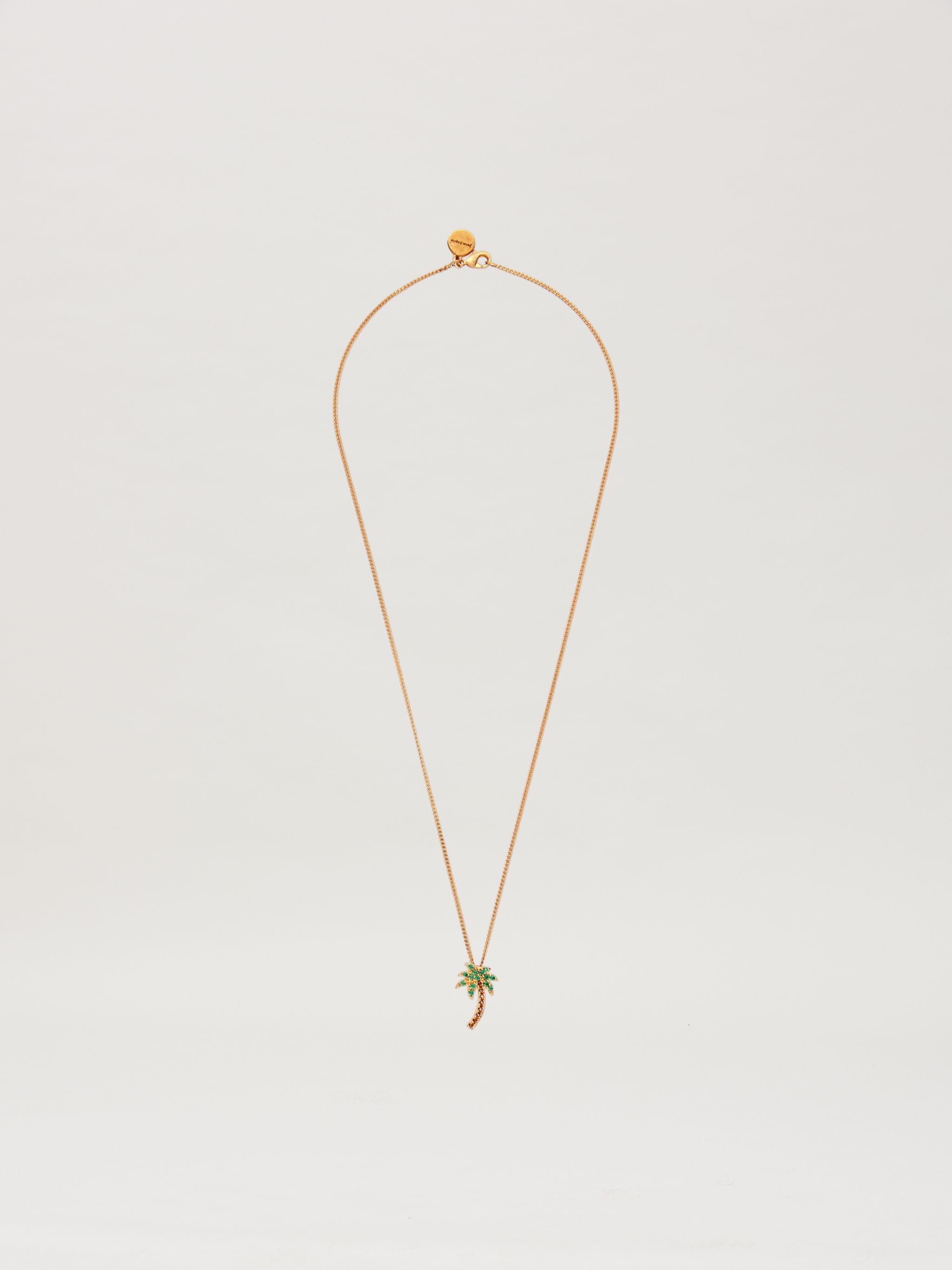 Palm Strass Long Necklace - 1