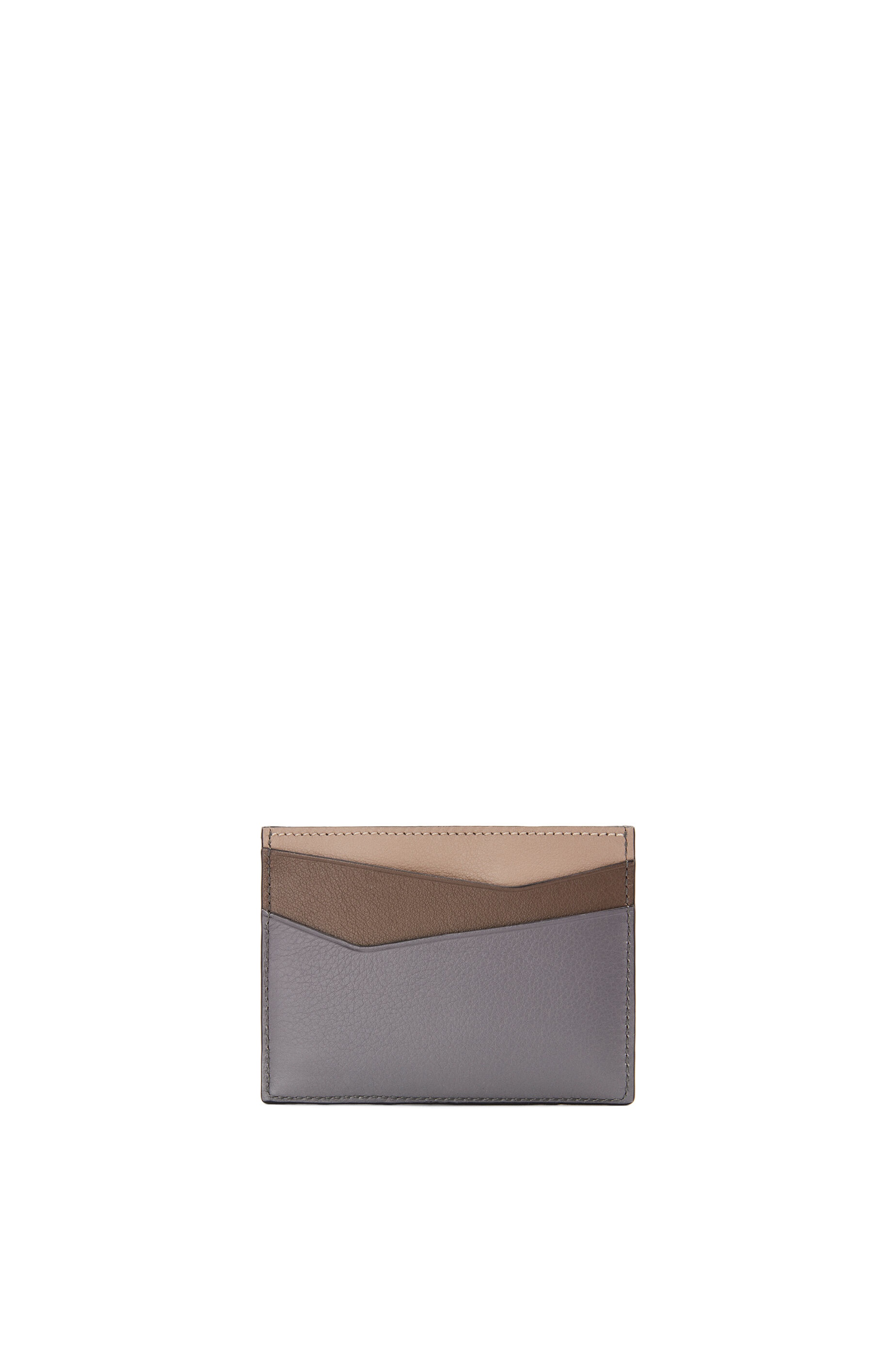 Puzzle plain cardholder in classic calfskin - 3