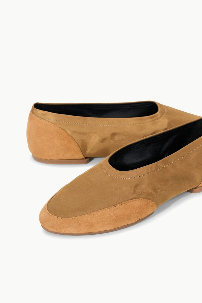 STAUD ALBA SPORT BALLET FLAT CAMEL 7