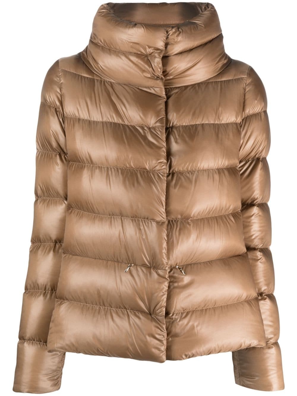 funnel-neck padded jacket - 1