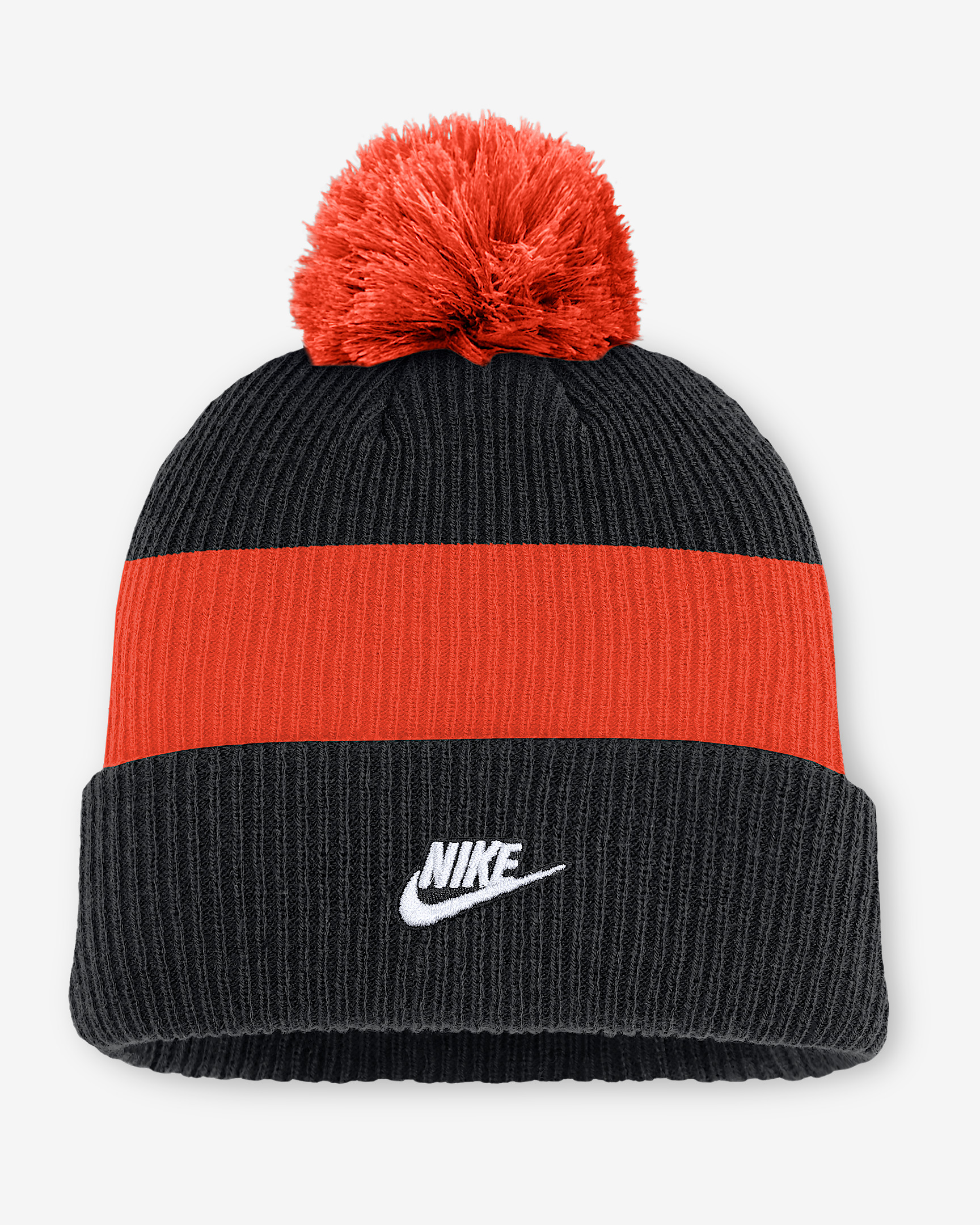 Baltimore Orioles Cooperstown Peak Men's Nike MLB Cuffed Pom Beanie - 2