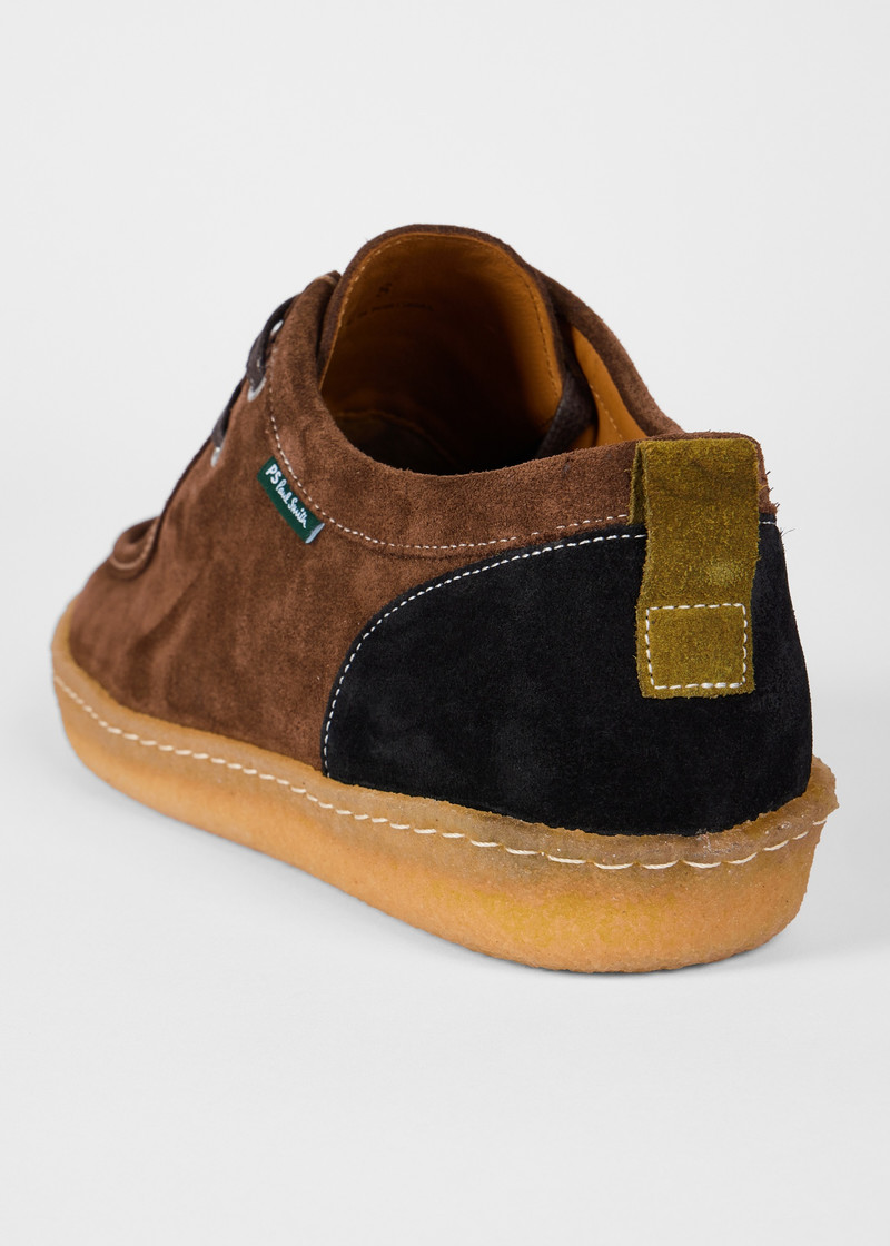 Dark Brown Suede 'Buster' Shoes 4