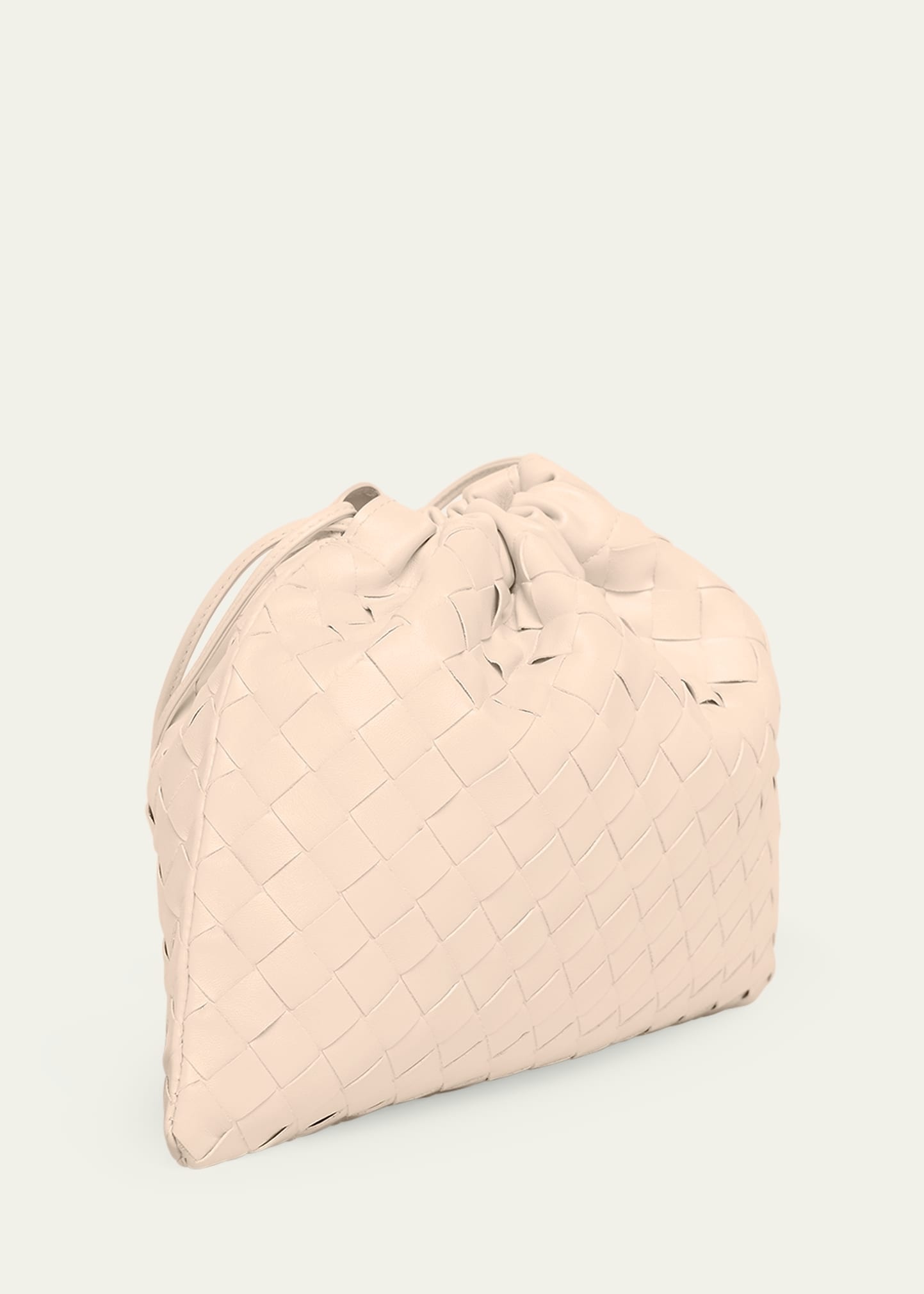 Medium Leather Pouch Bag - 3