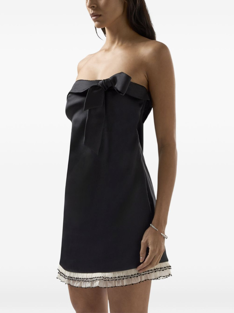 bow-detail mini dress 3