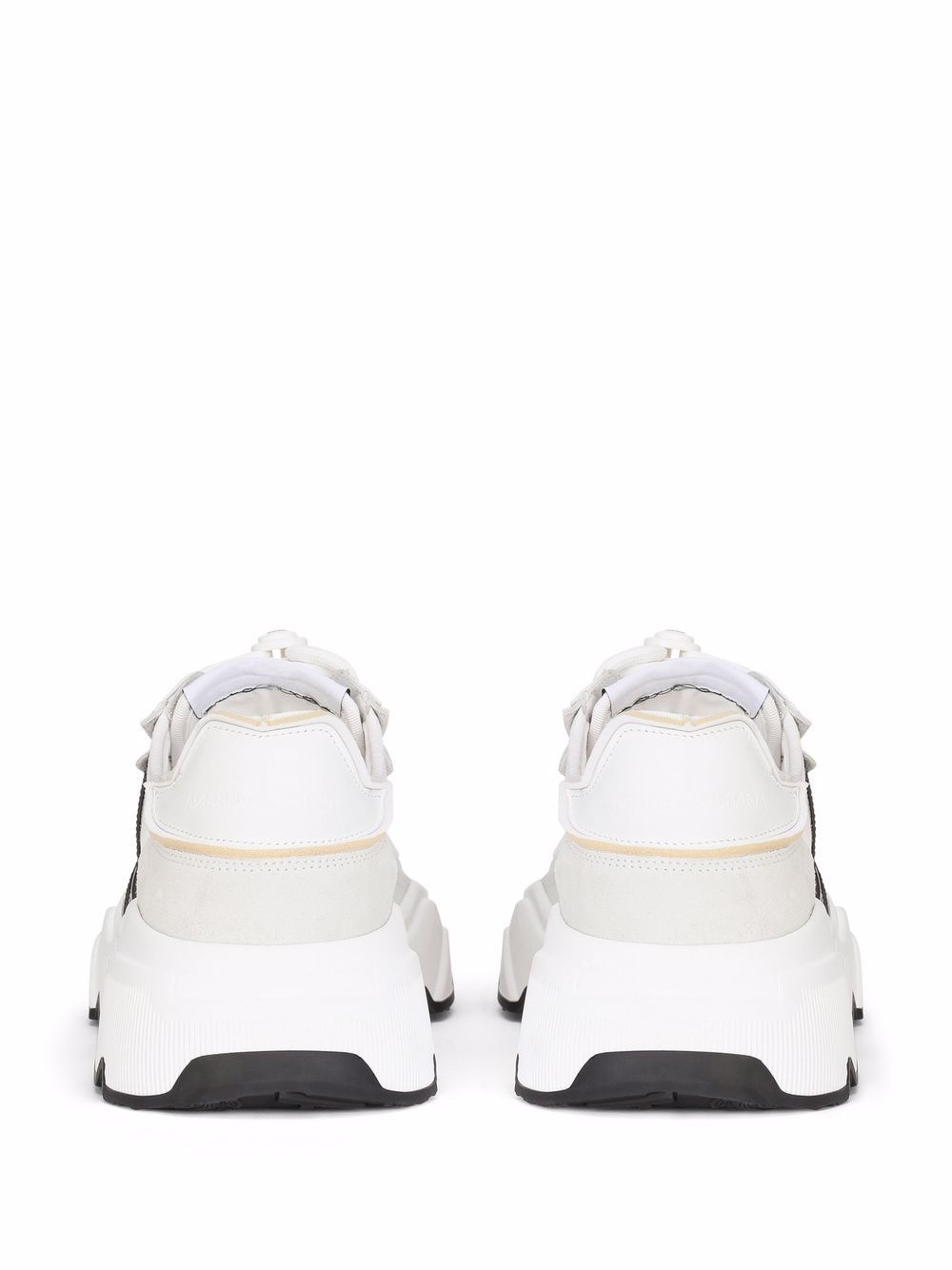 logo-patch lace-up sneakers - 3