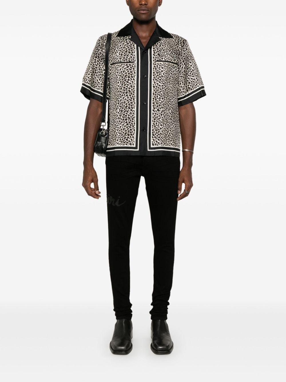 Script-logo skinny jeans - 2