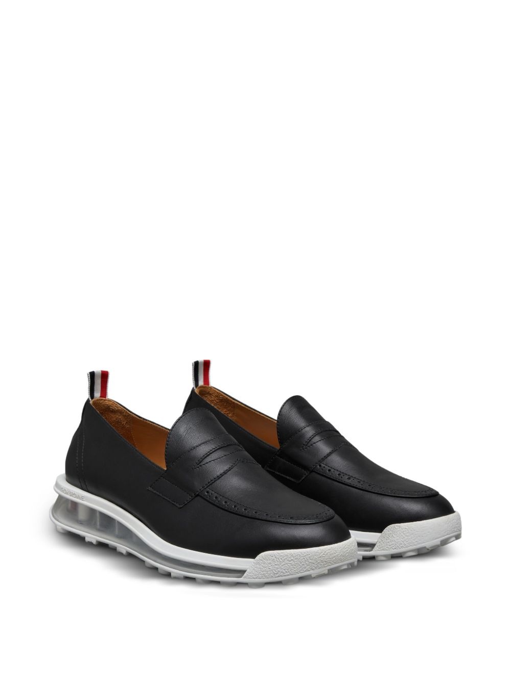 leather loafer sneakers - 2