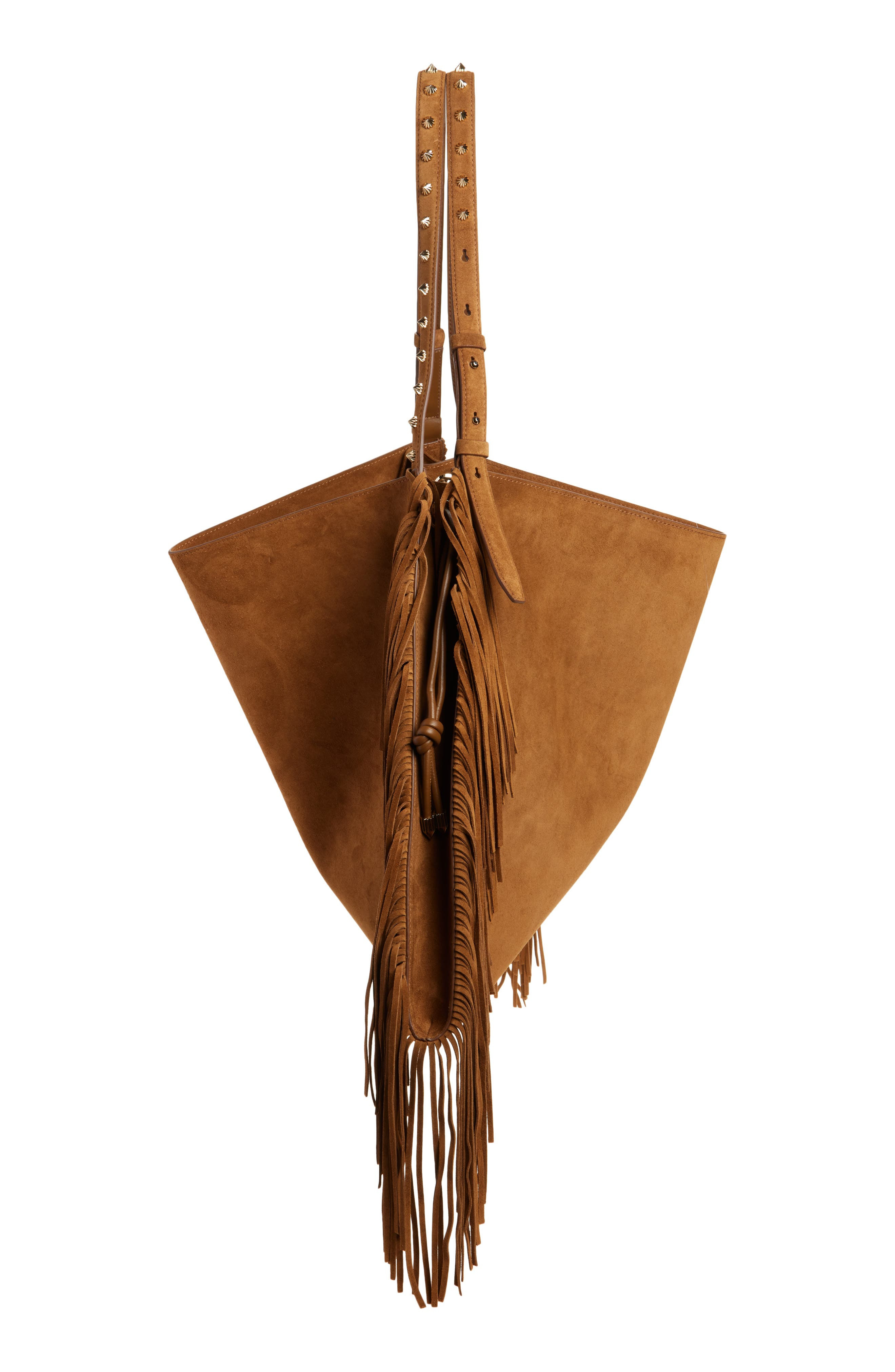 Christian Louboutin Baggy Fringe Suede Tote in Rhea at Nordstrom - 6