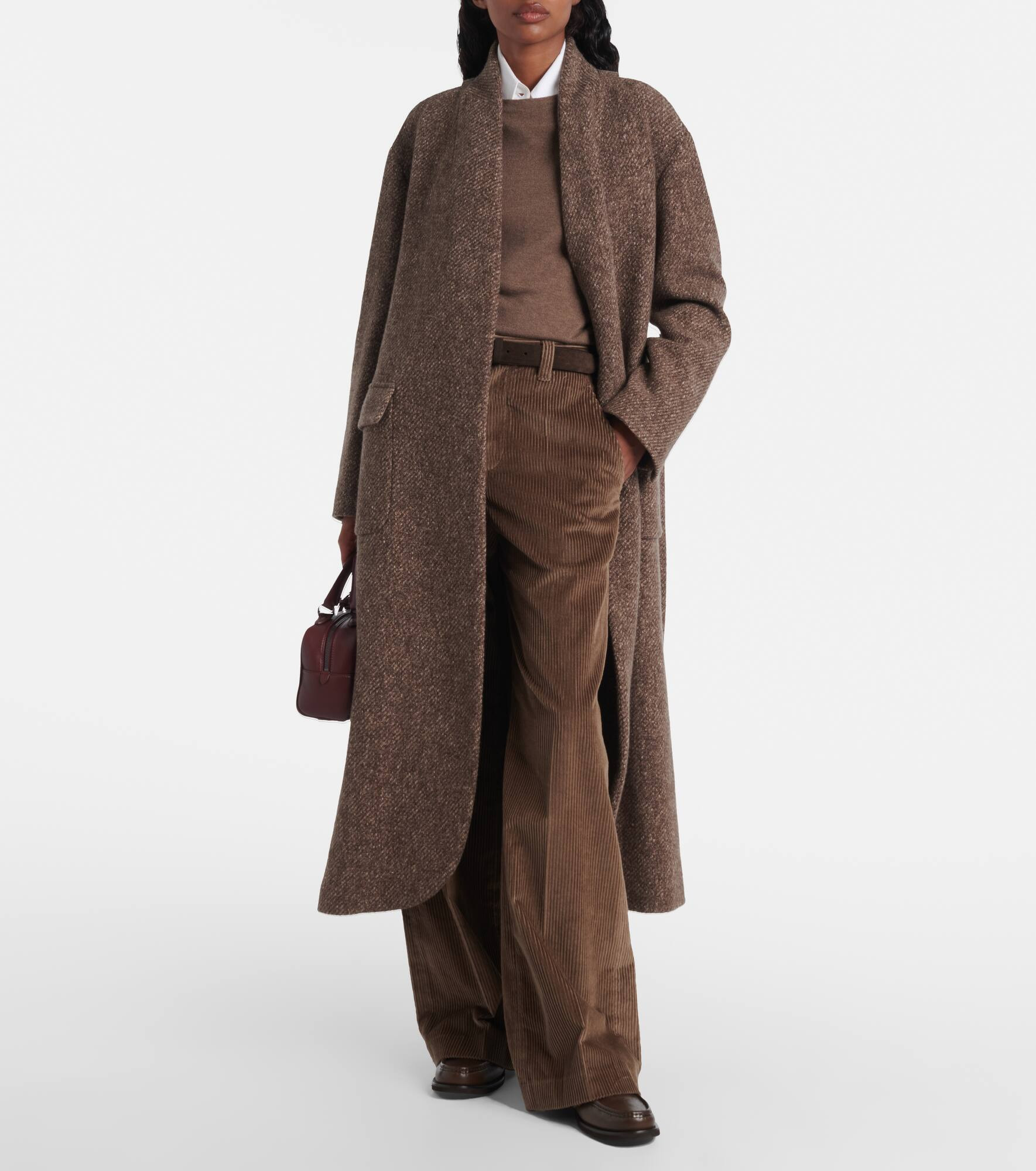 Monili cotton corduroy wide-leg pants - 2