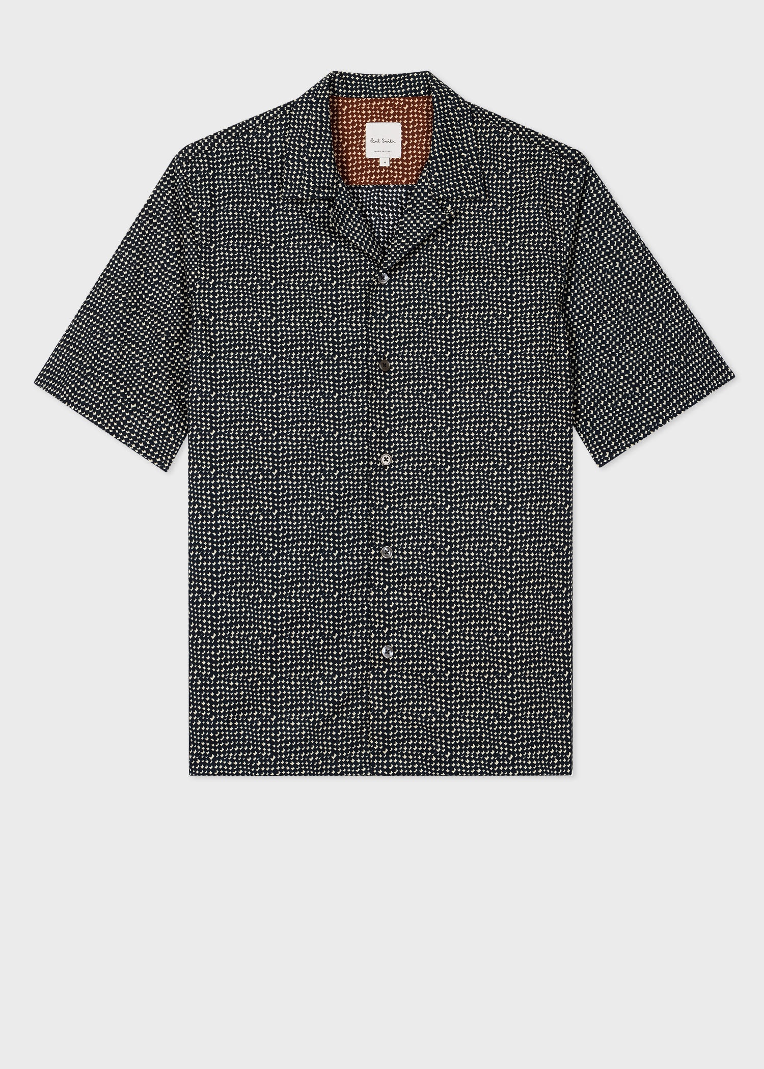 'Mini Tile' Short-Sleeve Shirt - 1