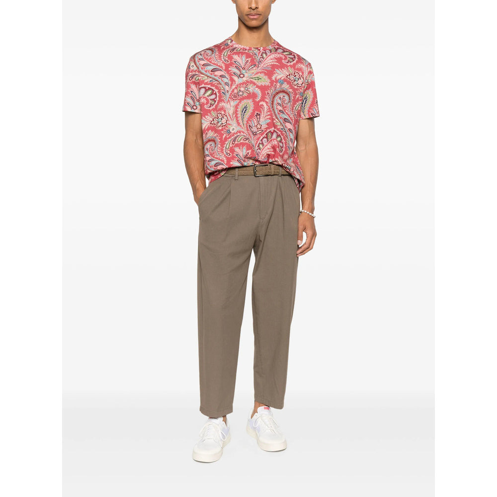 Etro Pink T-Shirts & Vests - T-Shirts Men - 2
