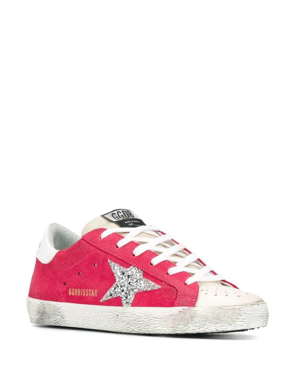 Superstar glitter star suede sneakers - 2