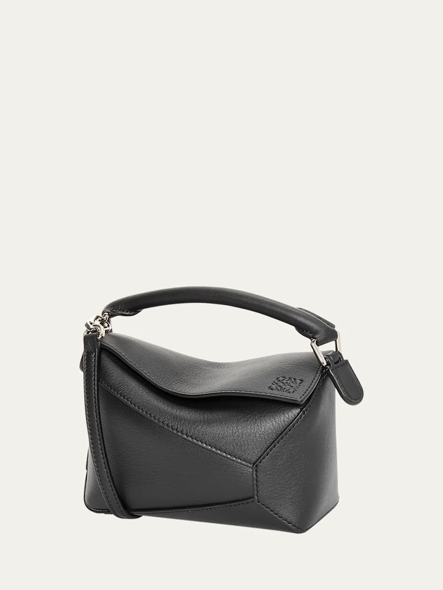 Puzzle Edge Mini Leather Shoulder Bag - 1