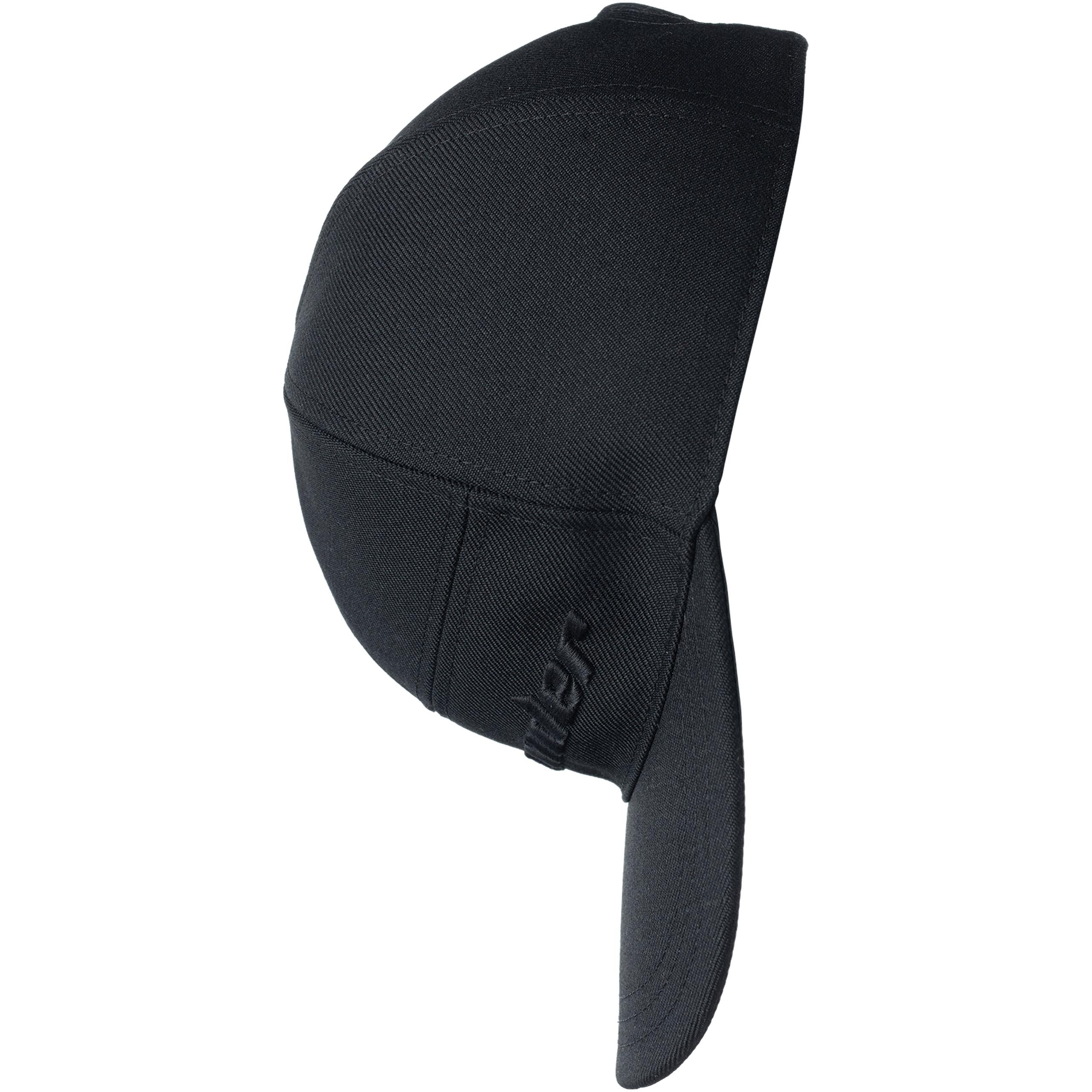 BLACK WOOL CAP - 2