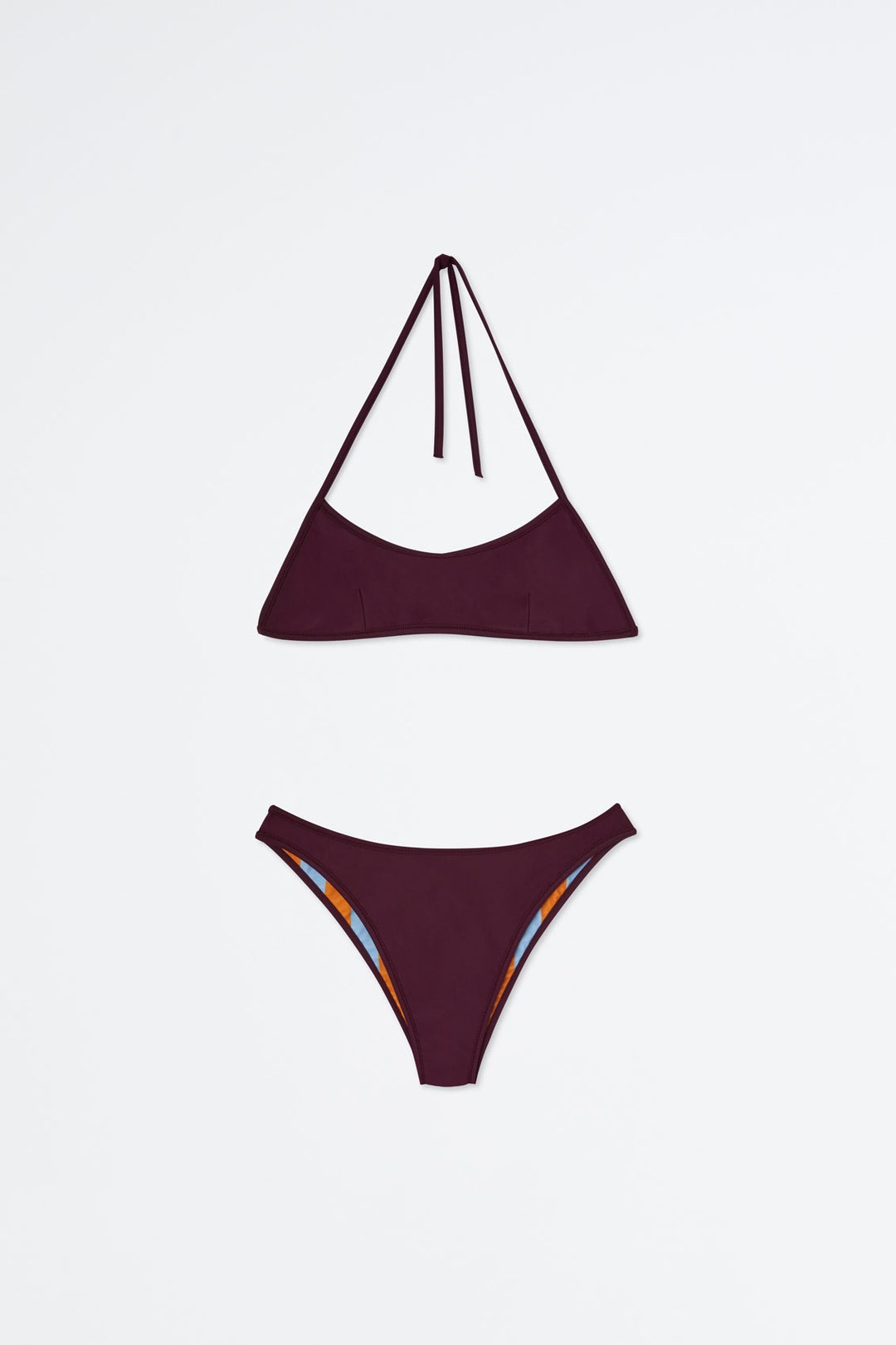 BURGUNDY REVERSIBLE BIKINI - 2