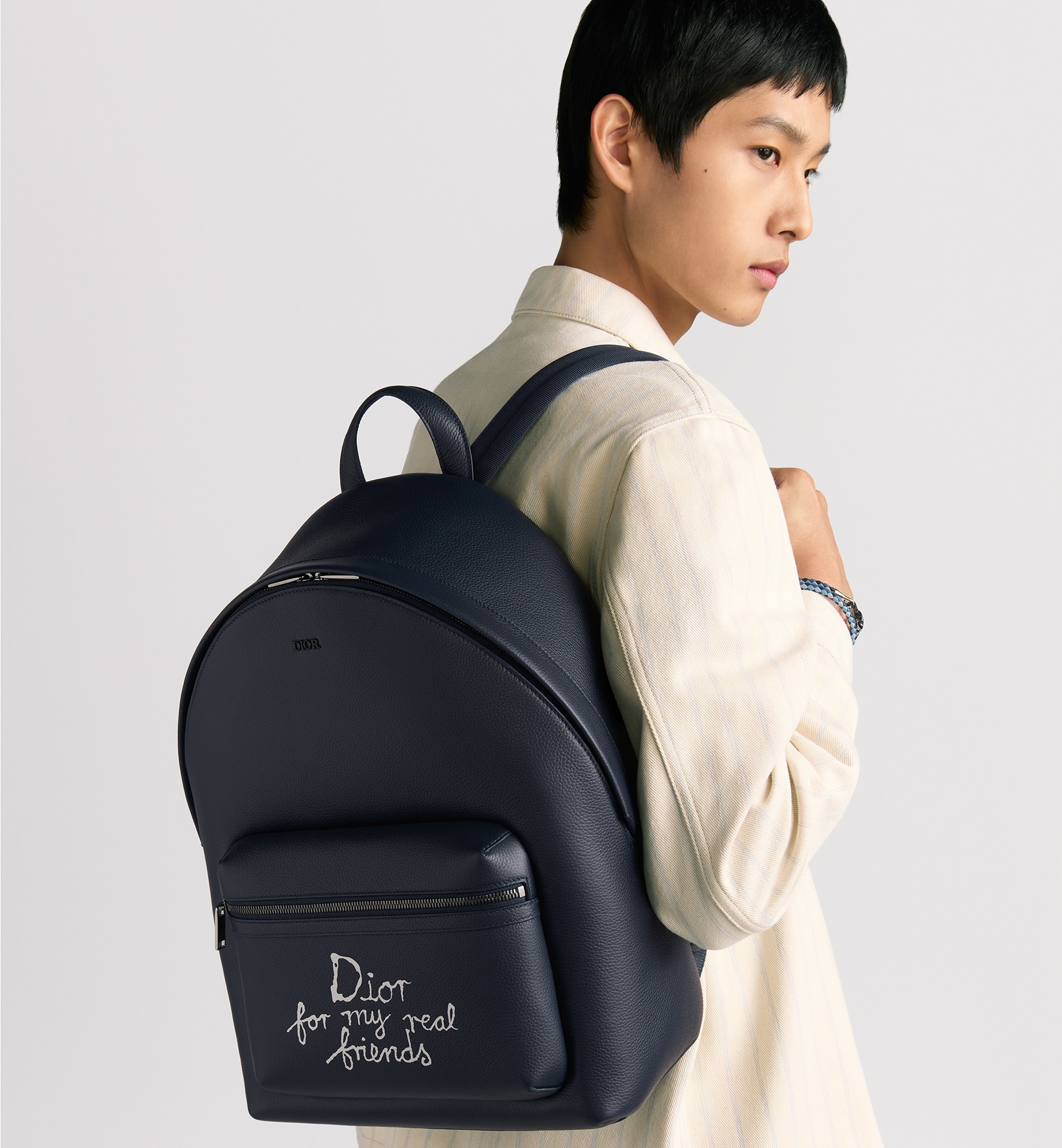 Dior DIOR AND HYLTON NEL Rider 2.0 Zipped Backpack | REVERSIBLE
