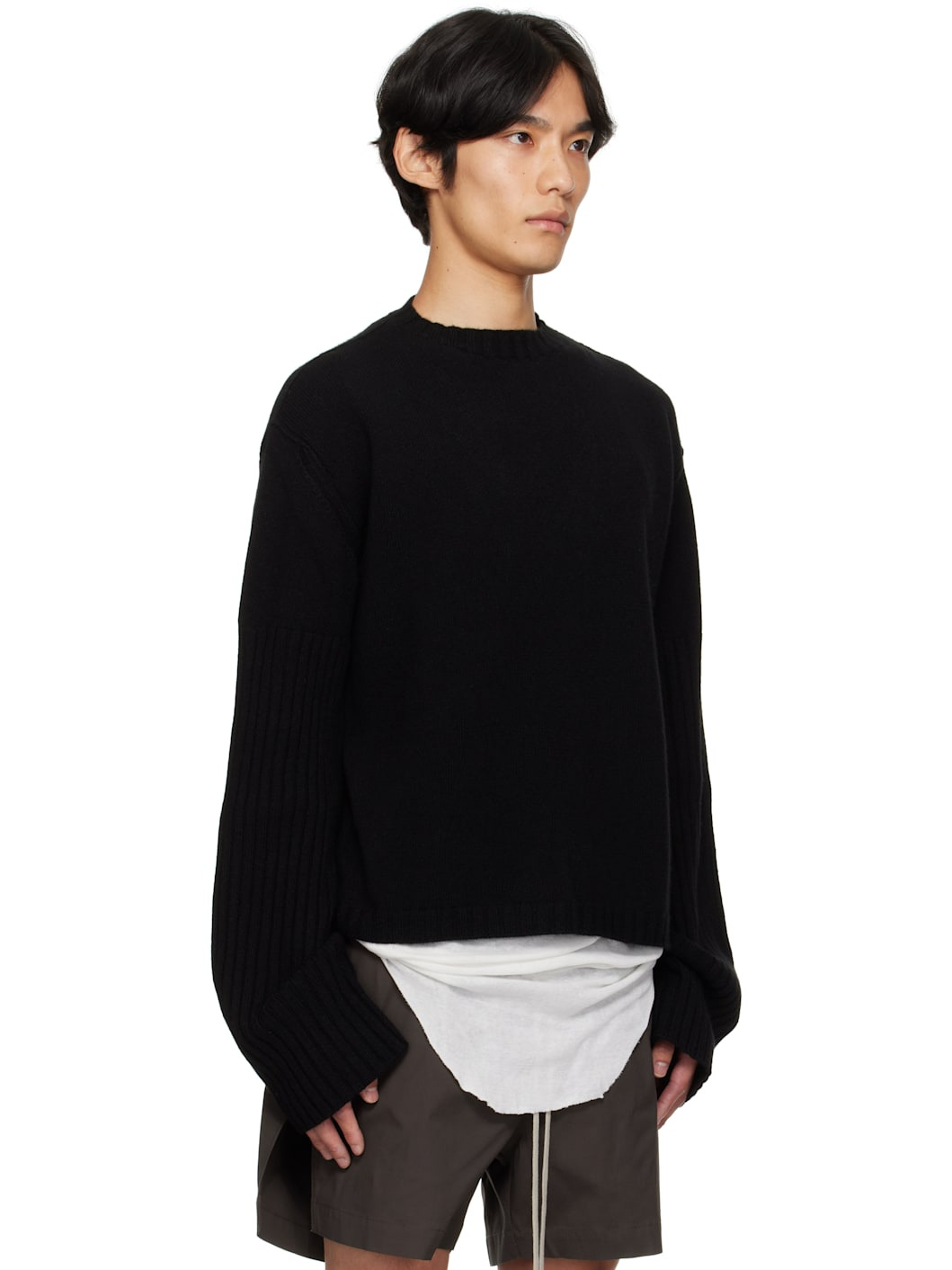 Black Concordians Round Neck Sweater - 2