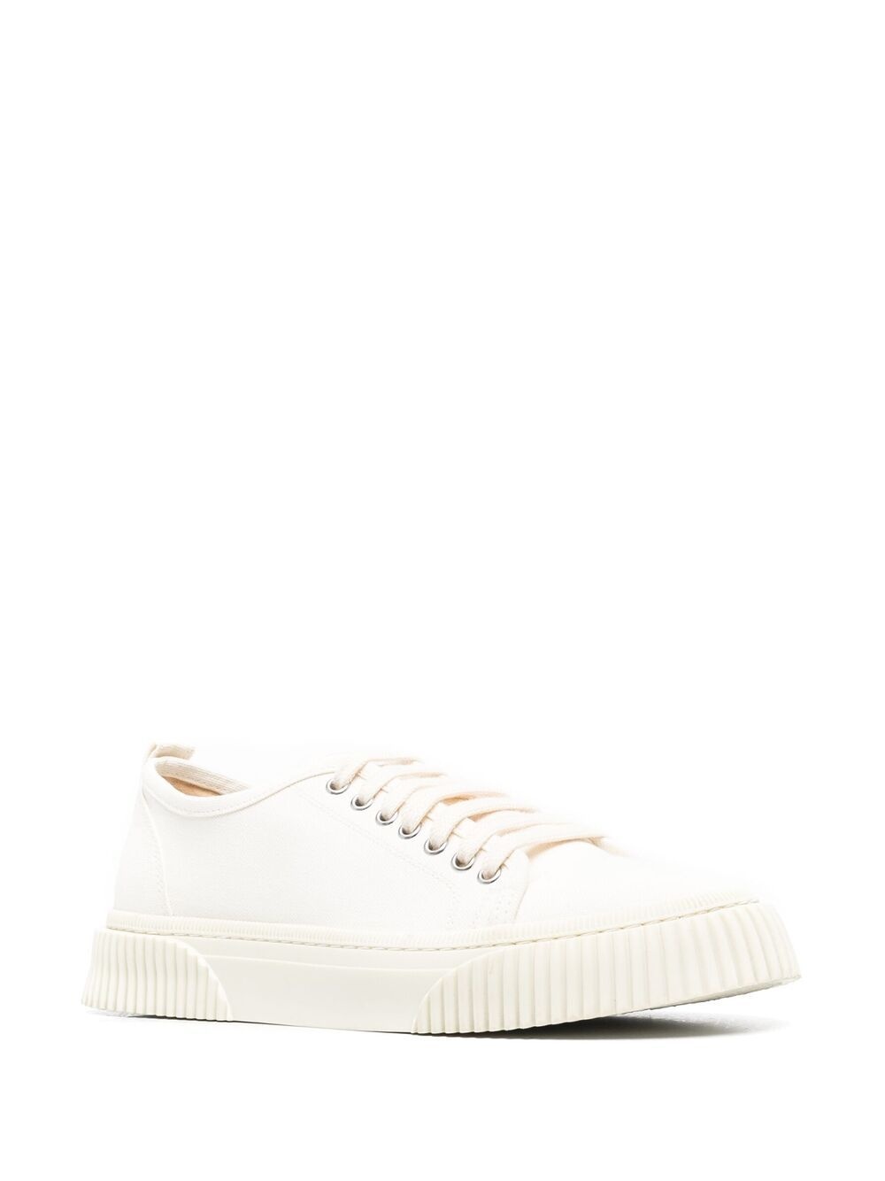 ridged-sole low-top sneakers - 2