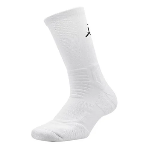 Air Jordan Unisex U J Flight Crew Medium Stockings 1 Packs White SX5854-101 - 1