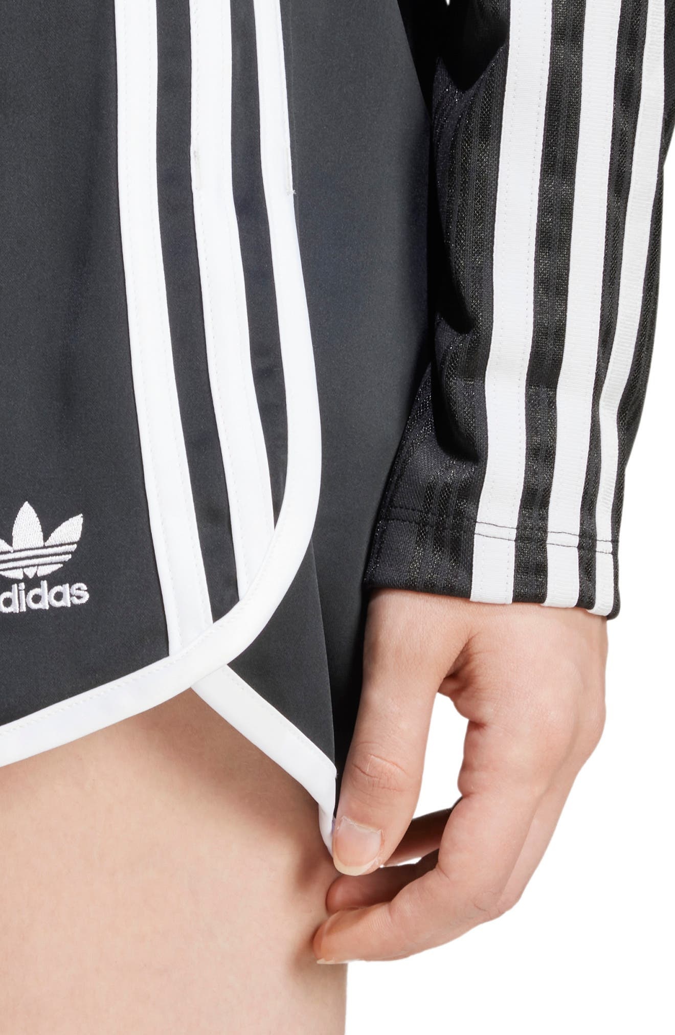 adidas Adicolor 3-Stripes Sprinter Shorts in Black at Nordstrom - 3