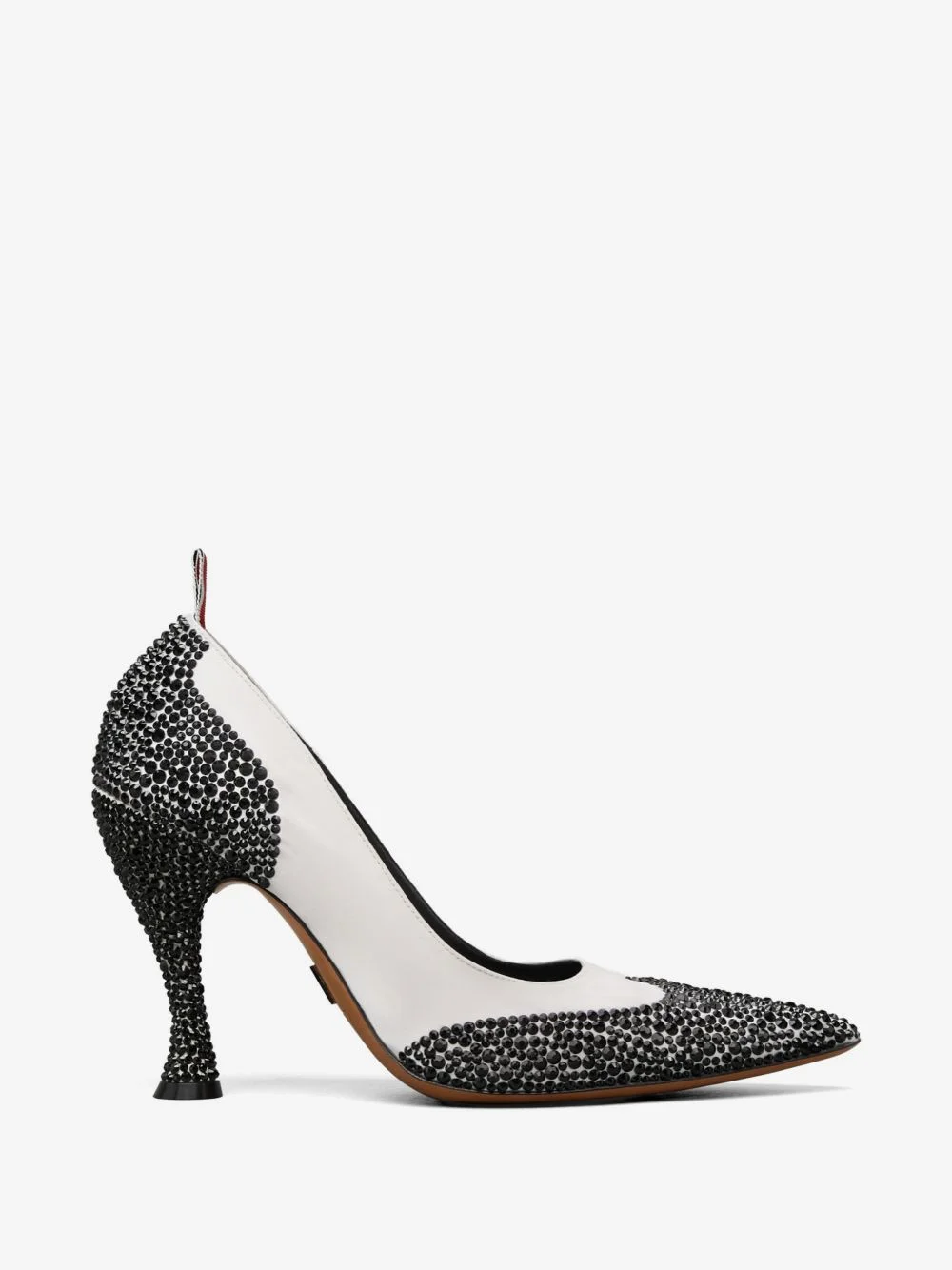 crystal-embellished Wingtip pumps - 1