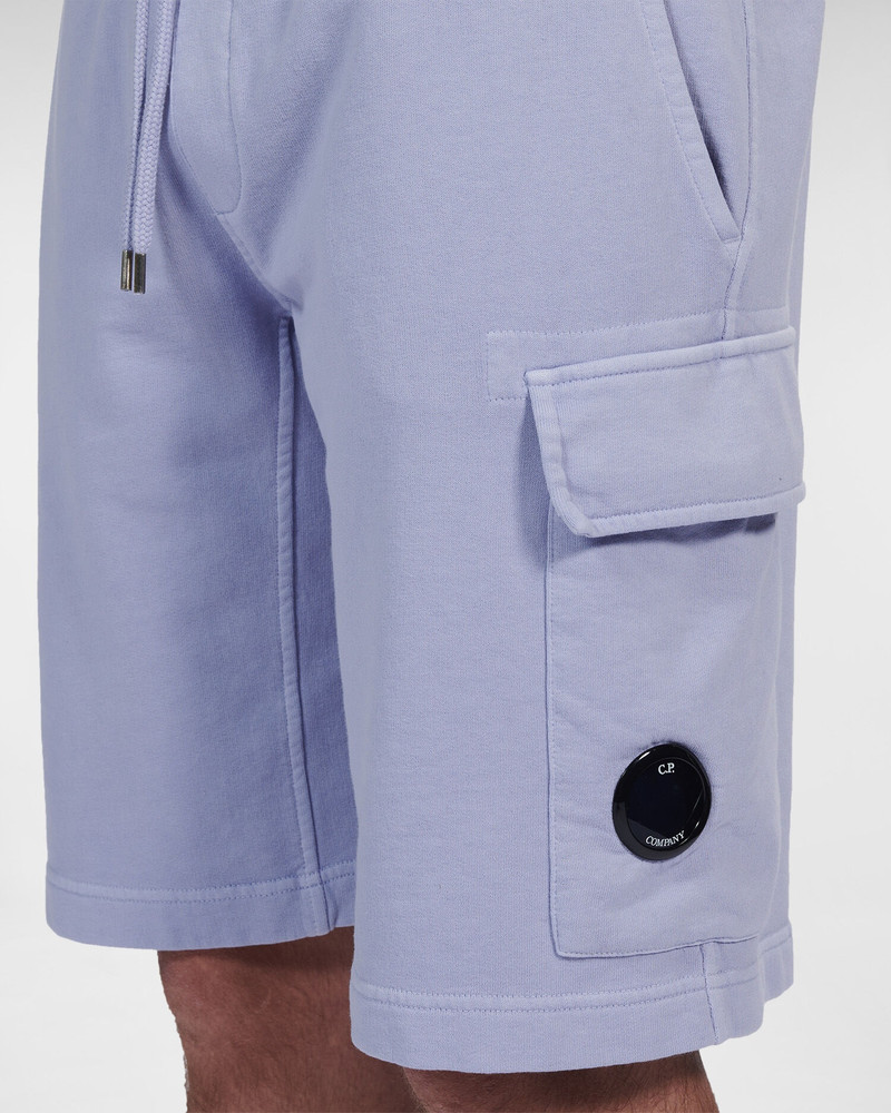 Cotton Fleece Cargo Shorts 5