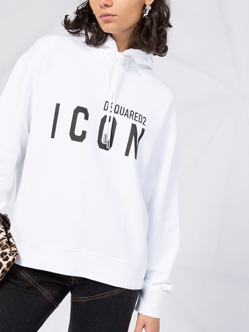 Icon-print hooded sweatshirt - 5