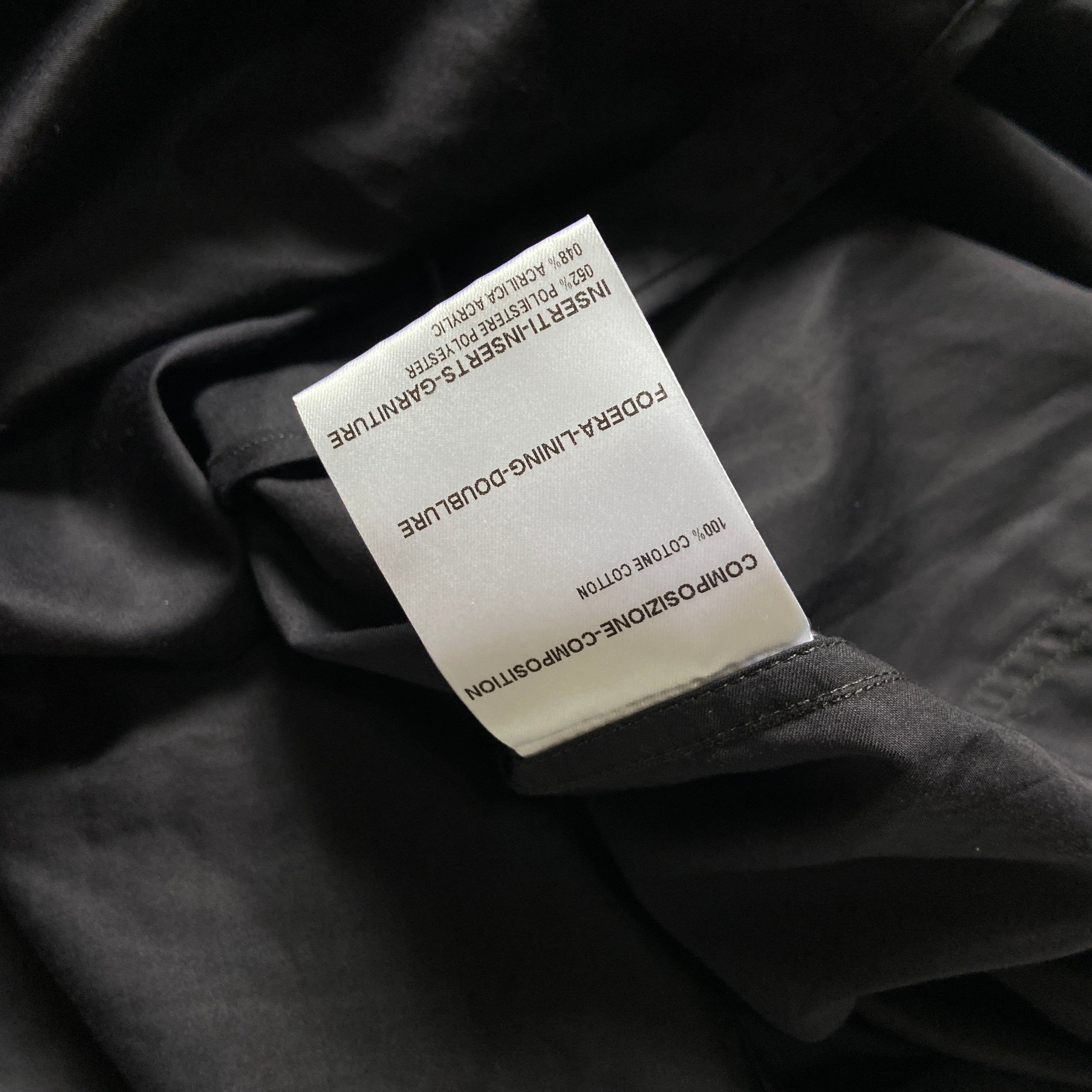 zOthers - Damir domar black cut sleeve slave collar shirt 48 - 7