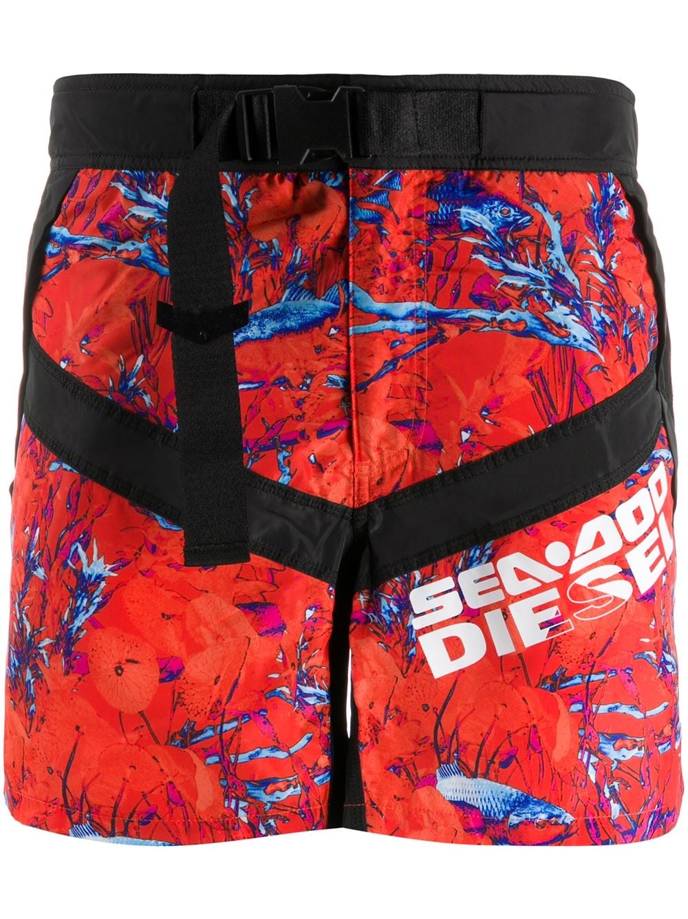 x Sea-Doo buckled swim shorts - 1