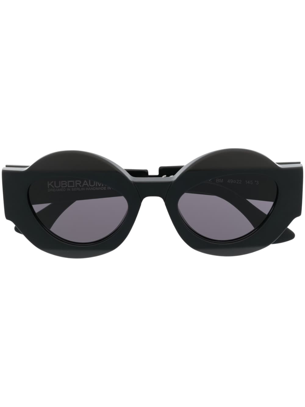 round-frame tinted sunglasses - 1