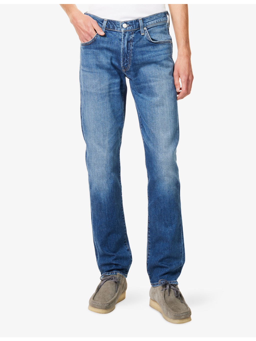 Gage Straight-Leg Stretch-Denim Jeans - 3