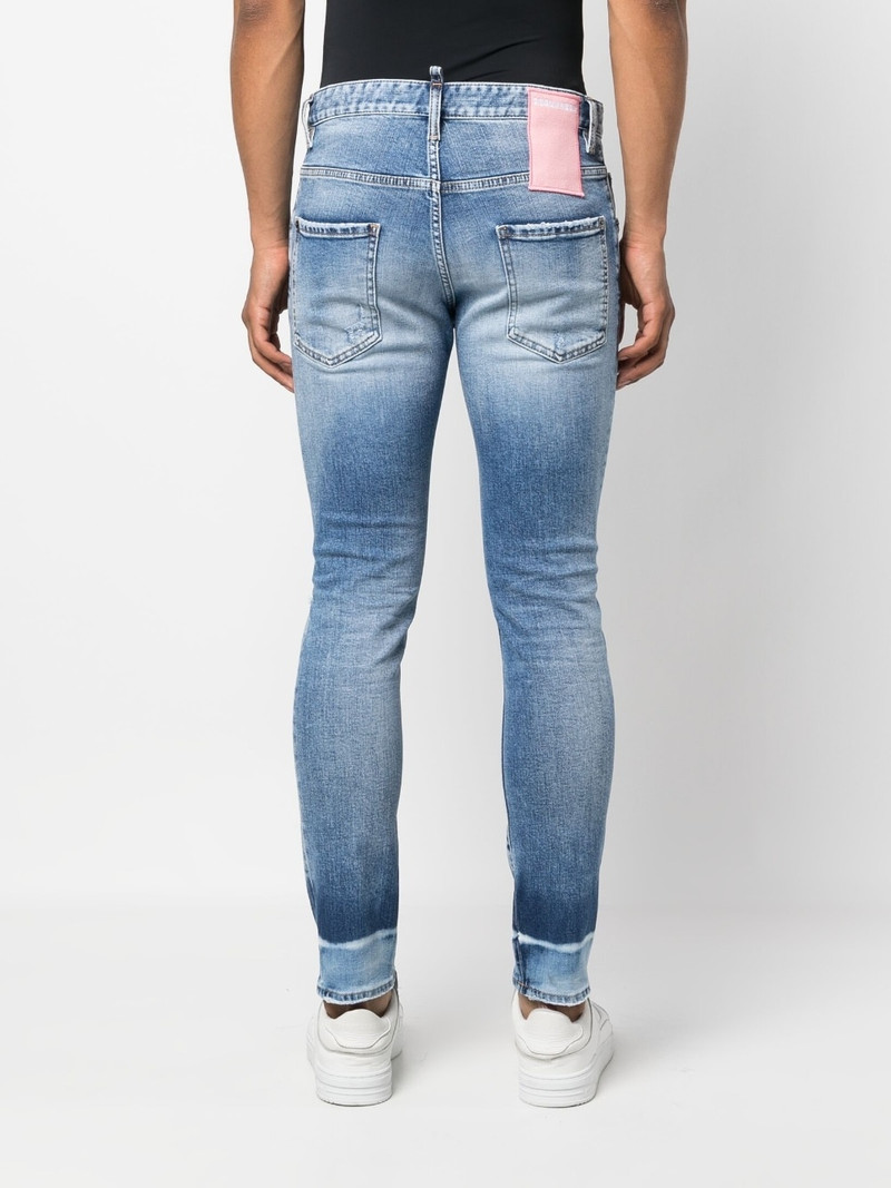 skinny washed denim jeans 4
