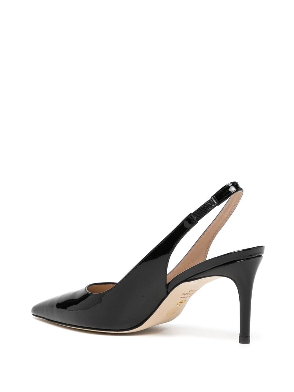 70mm slingback patent leather pumps - 3