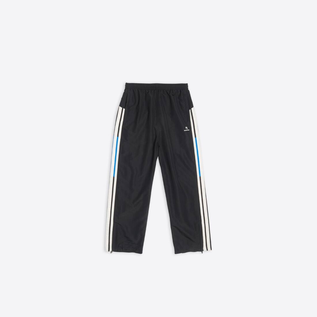 Women's Sporty B Cropped Tracksuit Pants in Black - 1