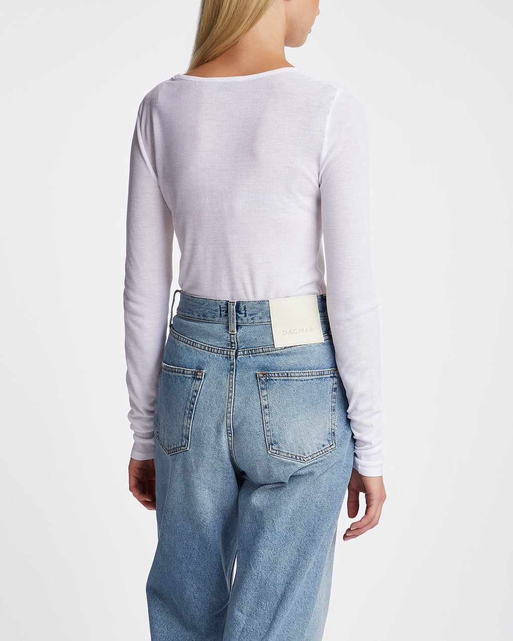 Top Lyocell Long Sleeve White - 4