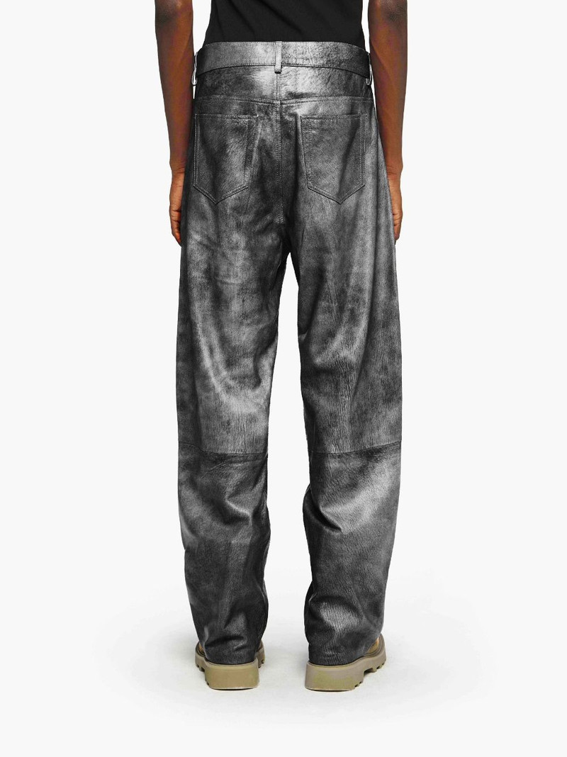 STRAIGHT LEG LEATHER TROUSERS 3
