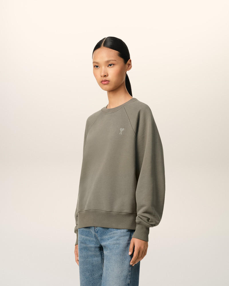 TAUPE COTTON TONAL AMI DE COEUR SWEATSHIRT 6