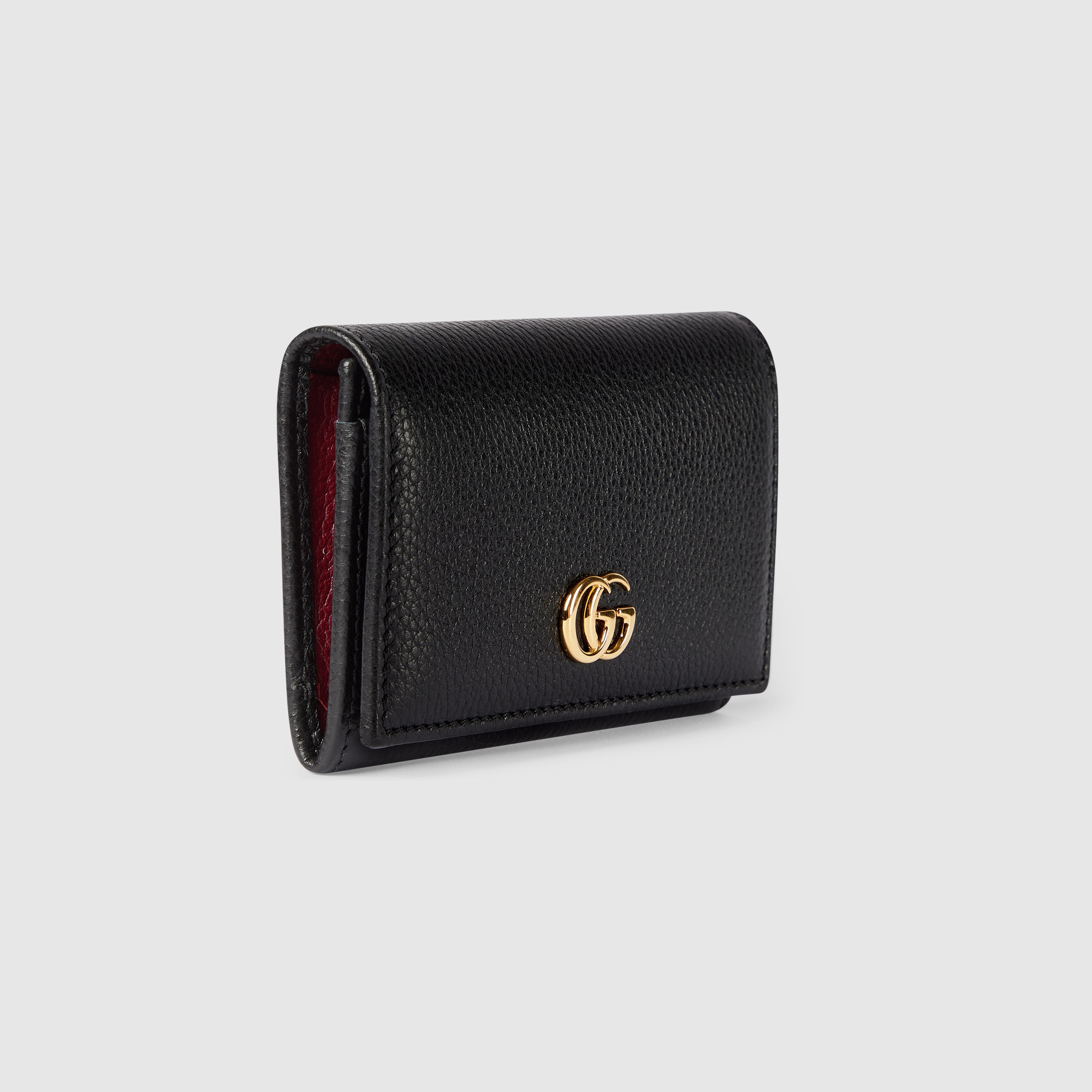 Bi-color GG Marmont card case - 3